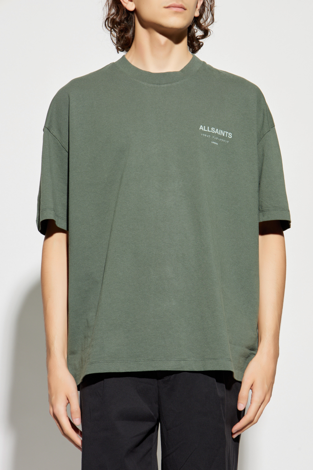 AllSaints - Underground - T-shirt sans manches - Gris | ASOS